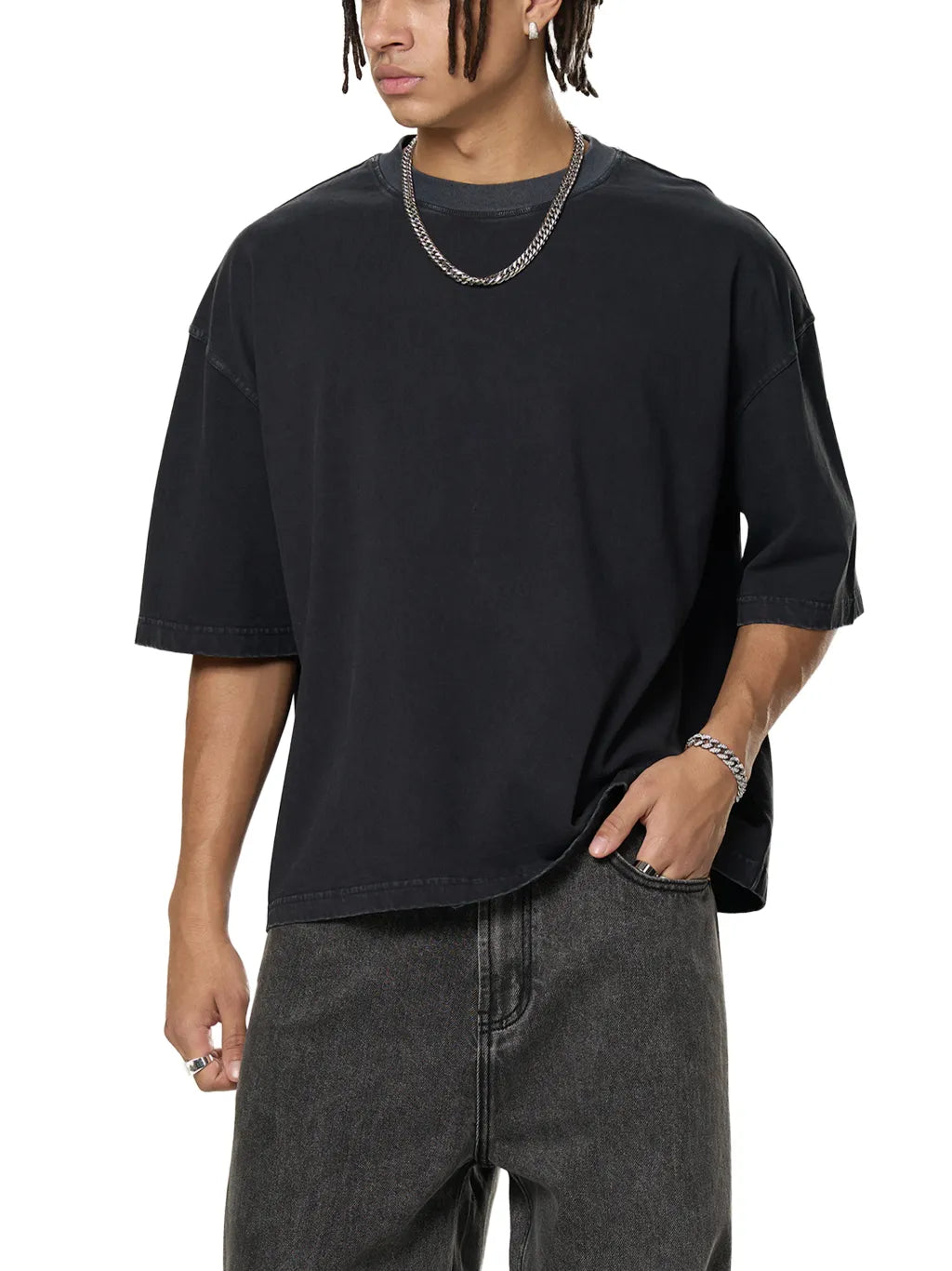 LUXURY TERMINAL - Vintage Washed Boxy T-Shirt