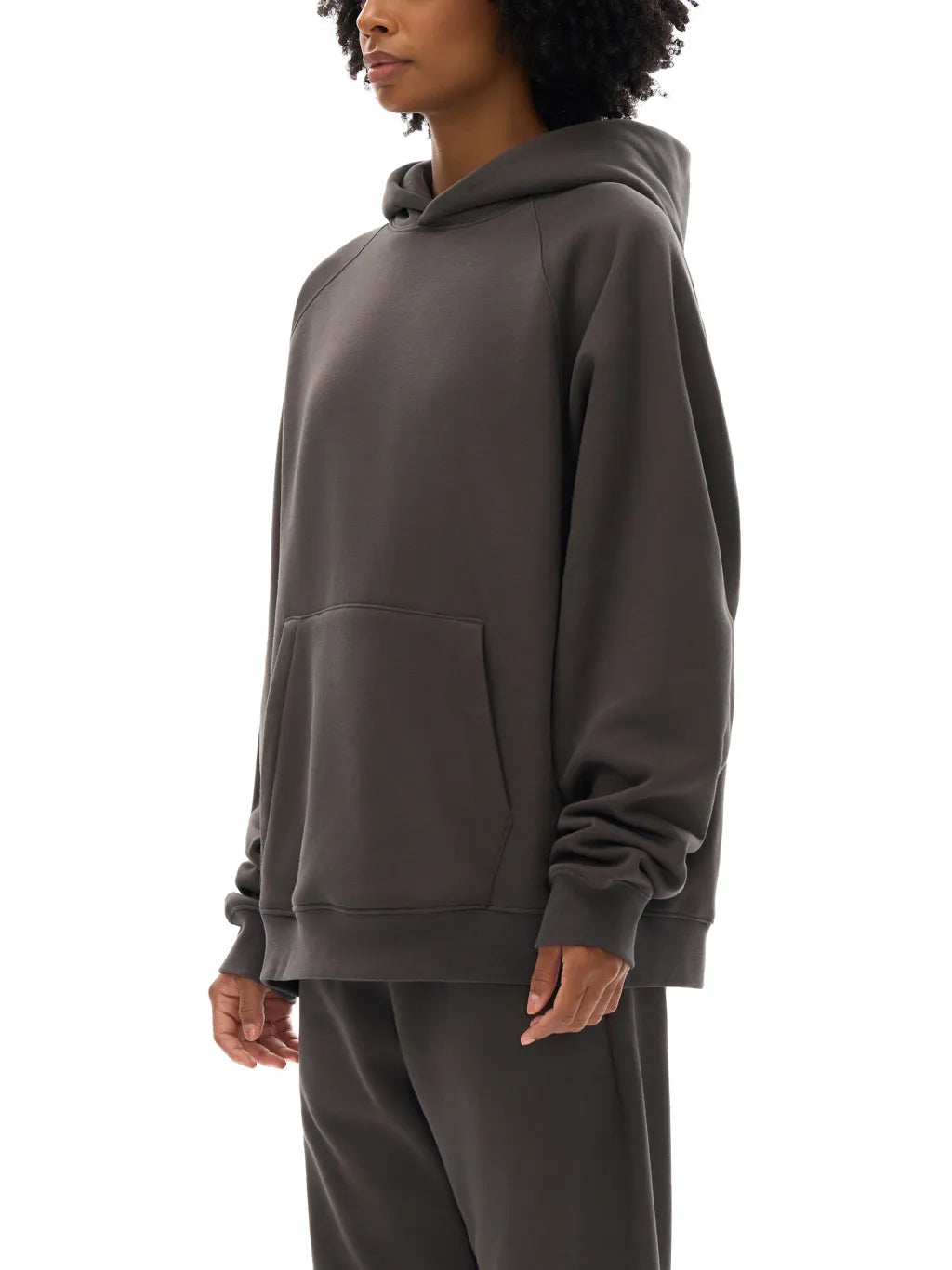 LUXURY TERMINAL - Essential Raglan Sleeve Fleece Hoodie
