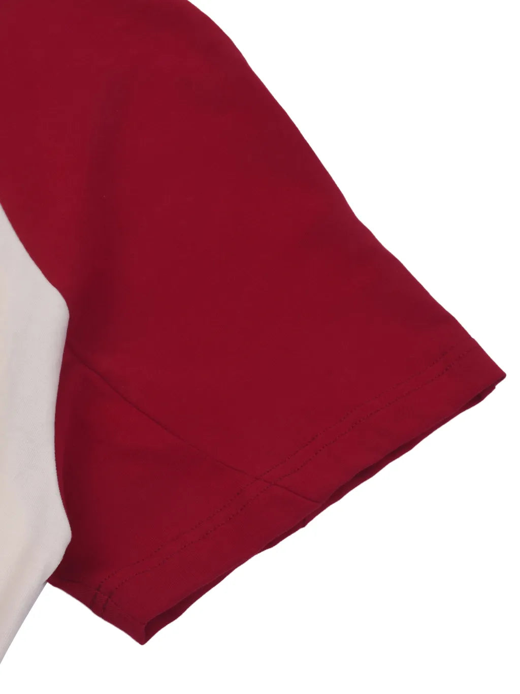 LUXURY TERMINAL - Contrast Panel Cotton T-Shirt