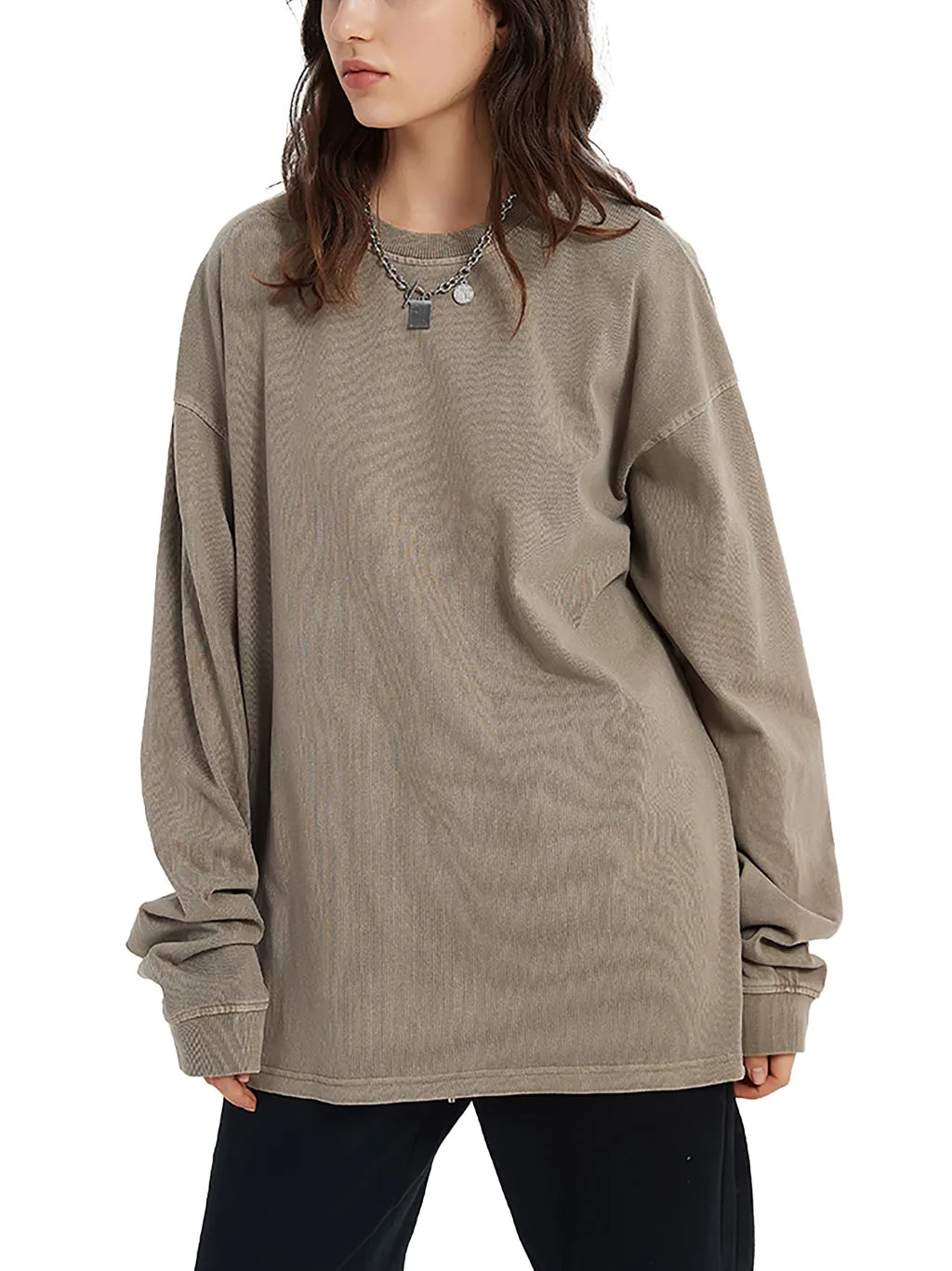 LUXURY TERMINAL - Vintage Washed Long Sleeve T-Shirt