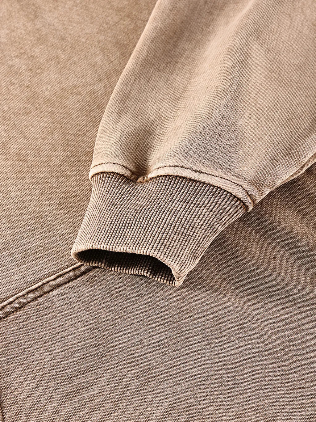 LUXURY TERMINAL - Snow Washed Loose Cotton Hoodie