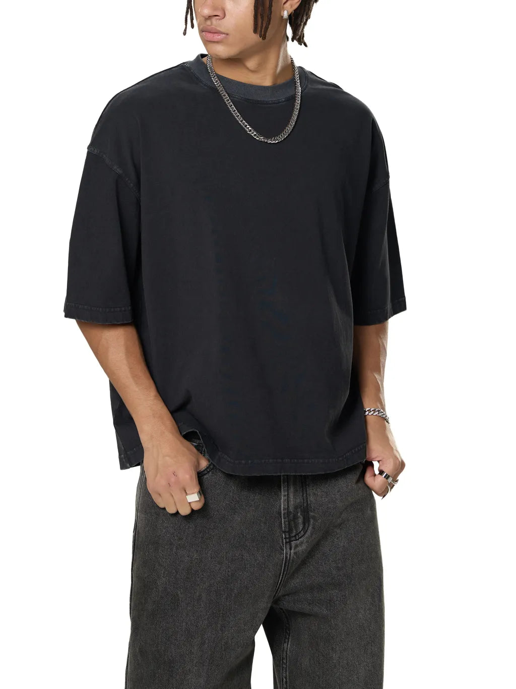 LUXURY TERMINAL - Vintage Washed Boxy T-Shirt