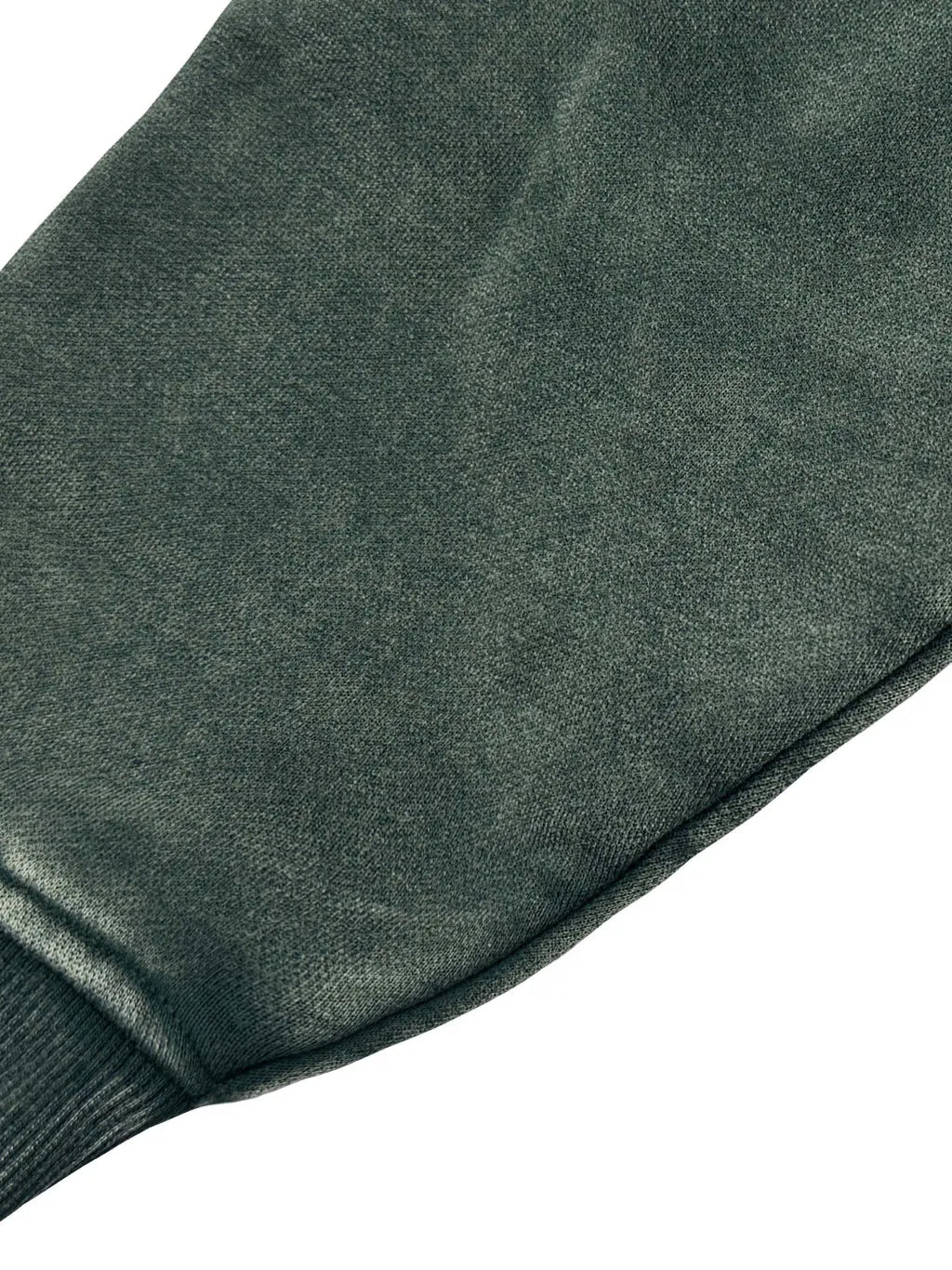 LUXURY TERMINAL - Snow Washed Zip-Through Fleece Hoodie