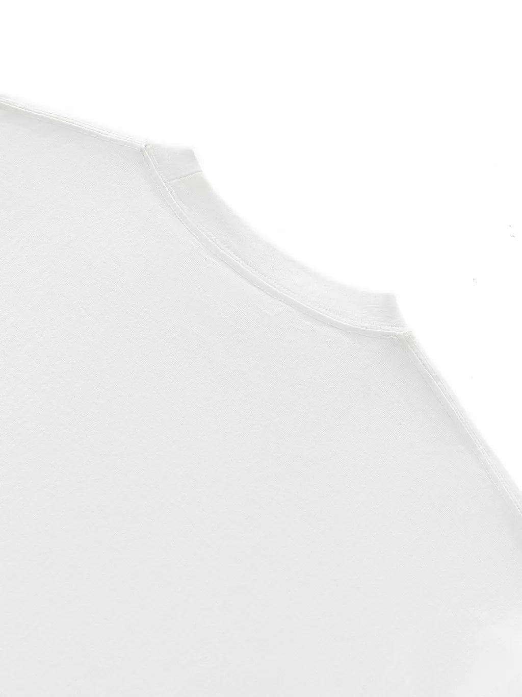 LUXURY TERMINAL - Layered Contrast Sleeve Cotton T-Shirt
