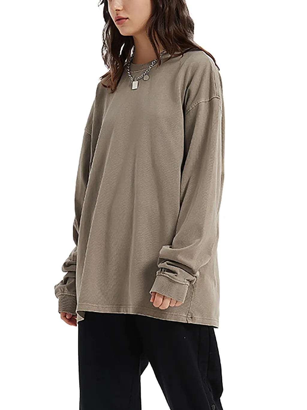 LUXURY TERMINAL - Vintage Washed Long Sleeve T-Shirt