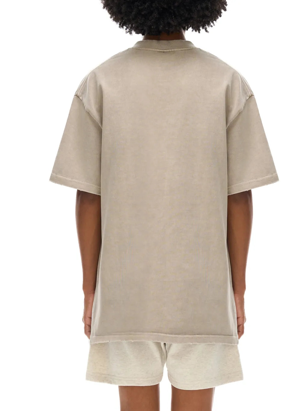 LUXURY TERMINAL - Heavyweight Vintage Washed Frayed T-Shirt
