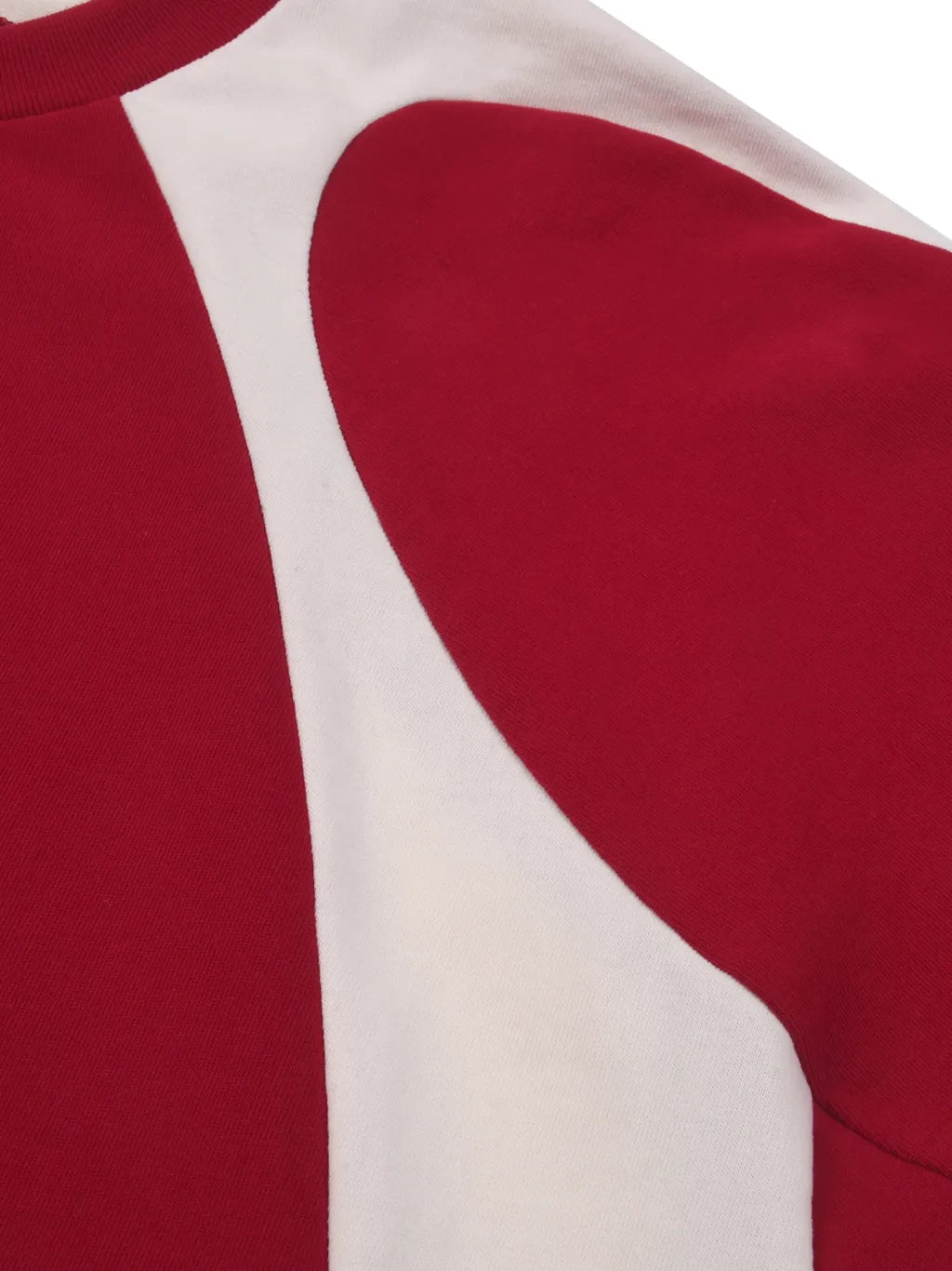 LUXURY TERMINAL - Contrast Panel Cotton T-Shirt