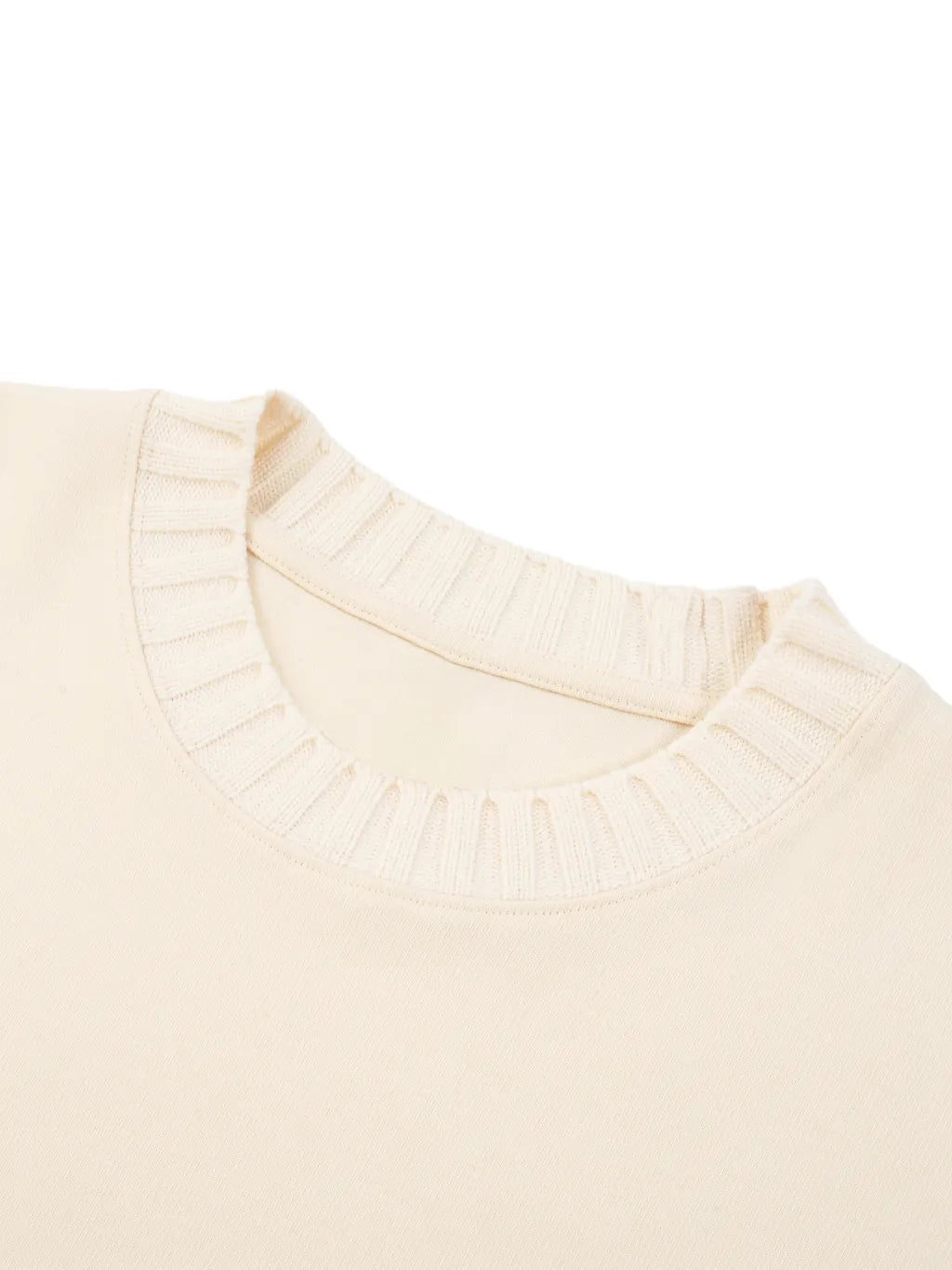 LUXURY TERMINAL - Knitted Round Neck Oversize Sweatshirt