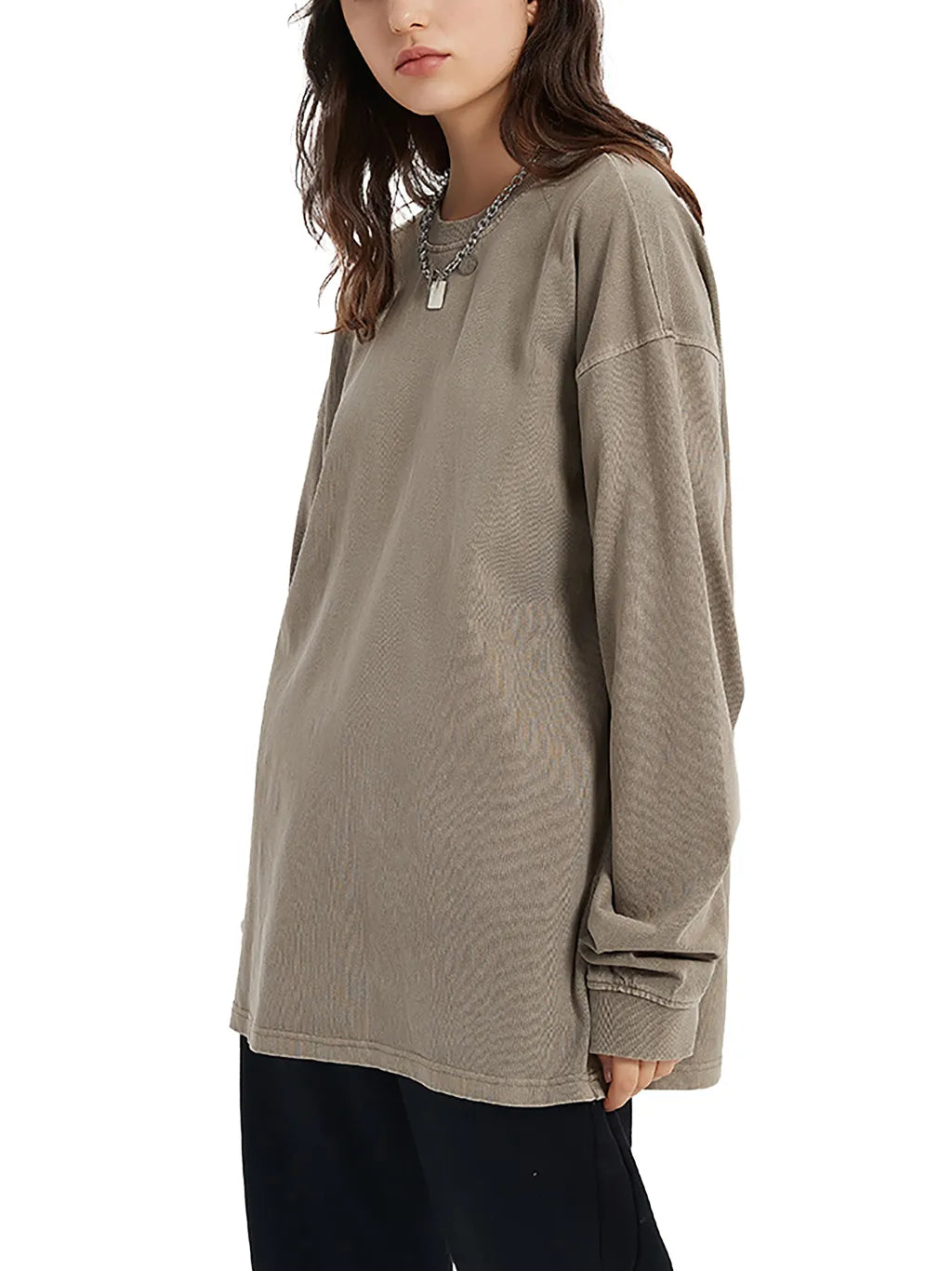 LUXURY TERMINAL - Vintage Washed Long Sleeve T-Shirt