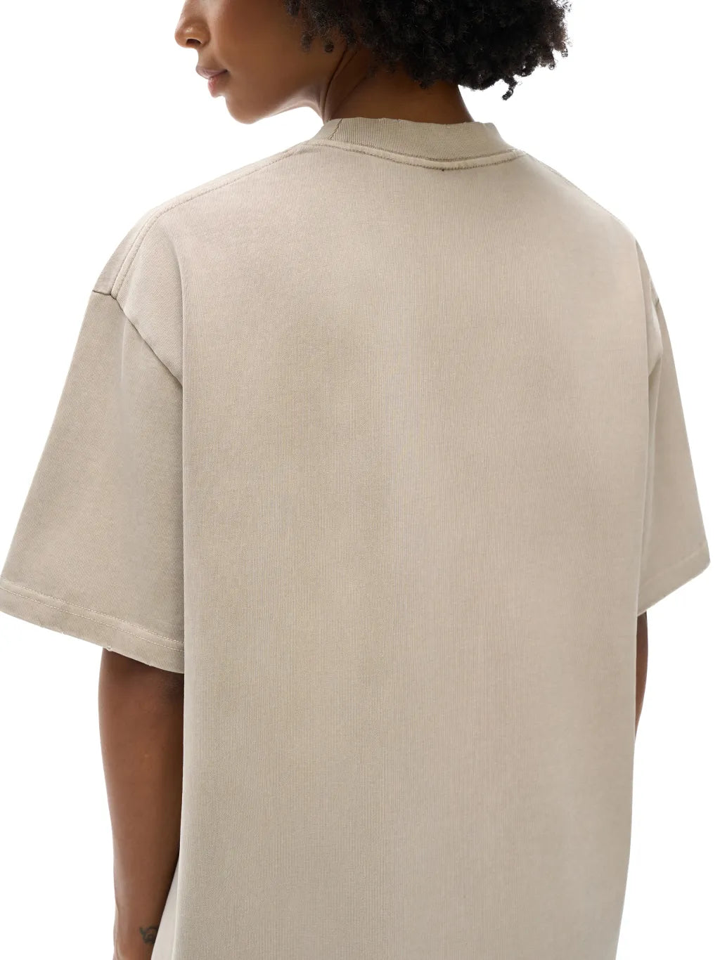 LUXURY TERMINAL - Heavyweight Vintage Washed Frayed T-Shirt