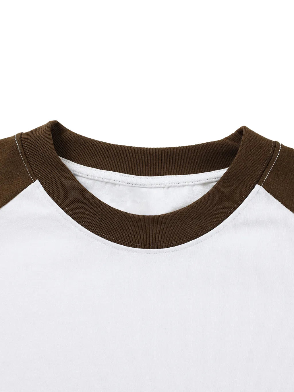 LUXURY TERMINAL -Color-Blocked Raglan Long-Sleeve T-Shirt