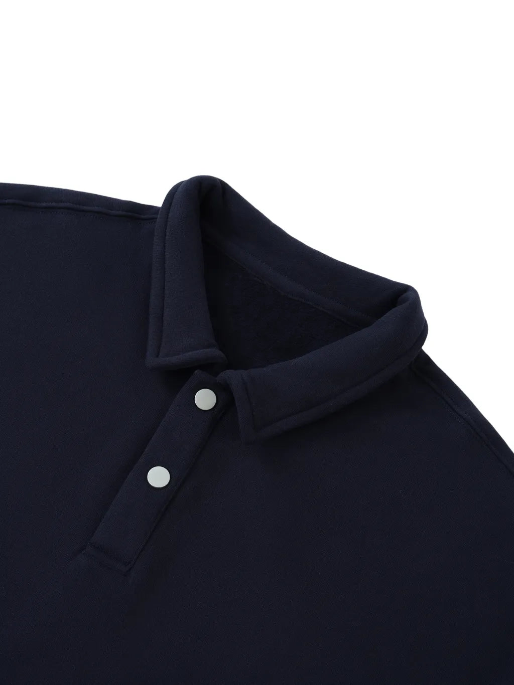 LUXURY TERMINAL - Heavyweight Polo-Collar Sweatshirt