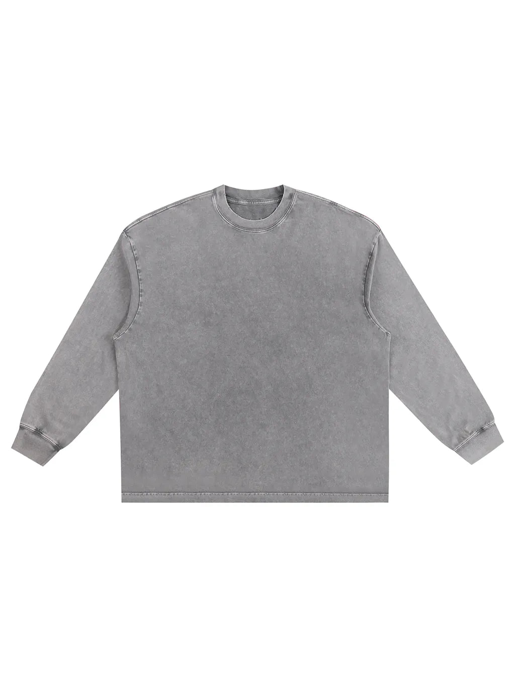 LUXURY TERMINAL - Snow Washed Frayed Edge T-Shirt