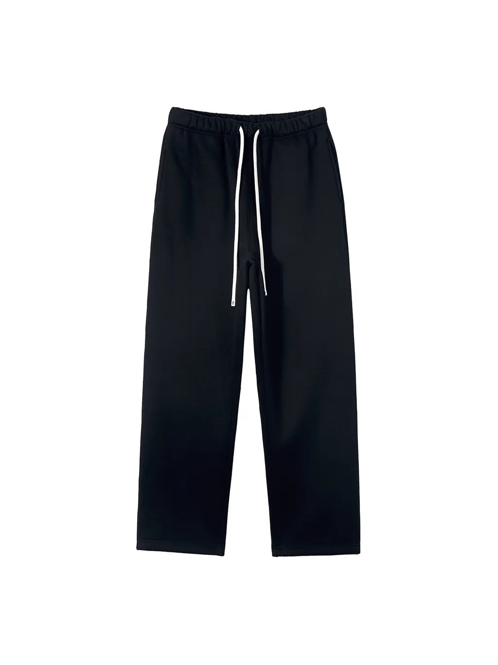 LUXURY TERMINAL - Unisex Solid Color Fleece Straight Leg Pants