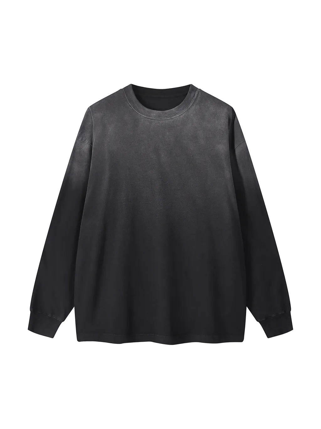 LUXURY TERMINAL - Gradient Washed Long Sleeve T-Shirt