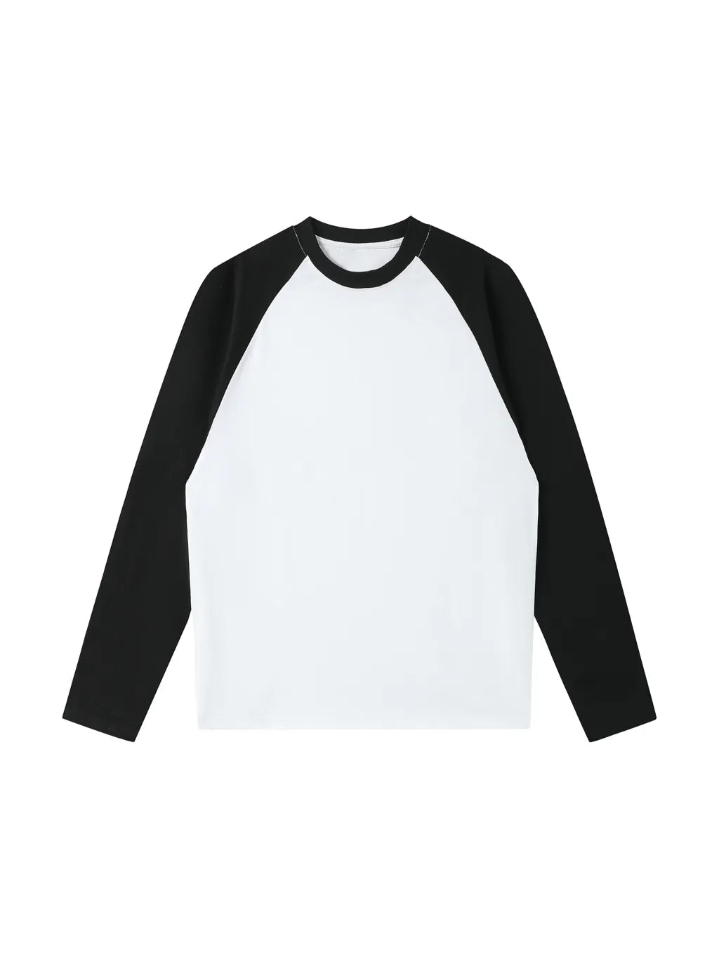 LUXURY TERMINAL -Color-Blocked Raglan Long-Sleeve T-Shirt
