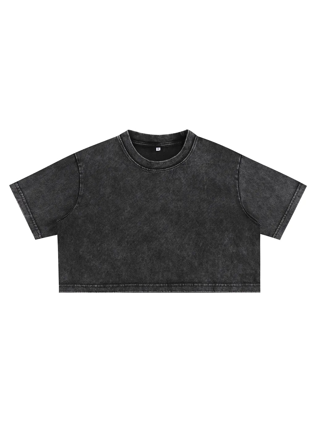 LUXURY TERMINAL - Snow Washed Crop Top