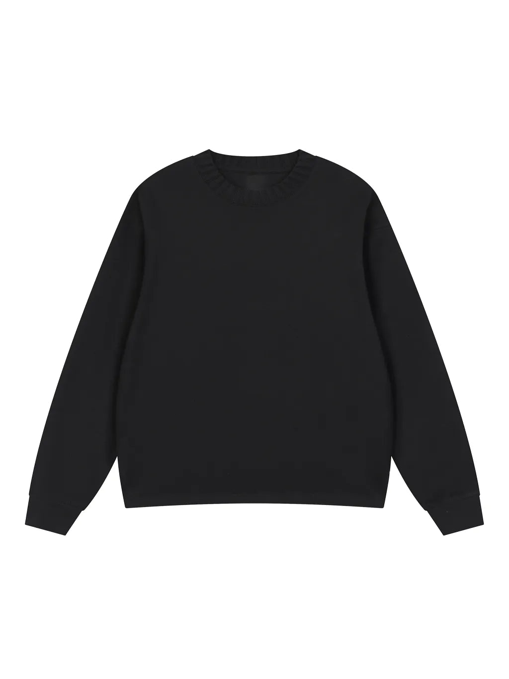LUXURY TERMINAL - Knitted Round Neck Oversize Sweatshirt