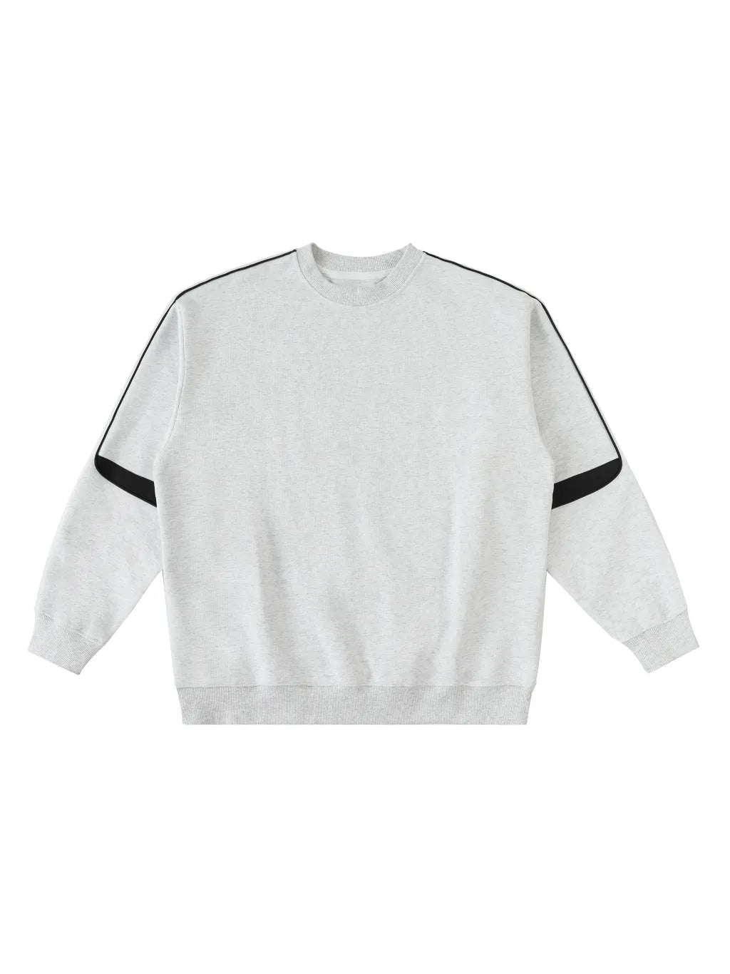 LUXURY TERMINAL - Oversized Crewneck Taped Sweatshirt