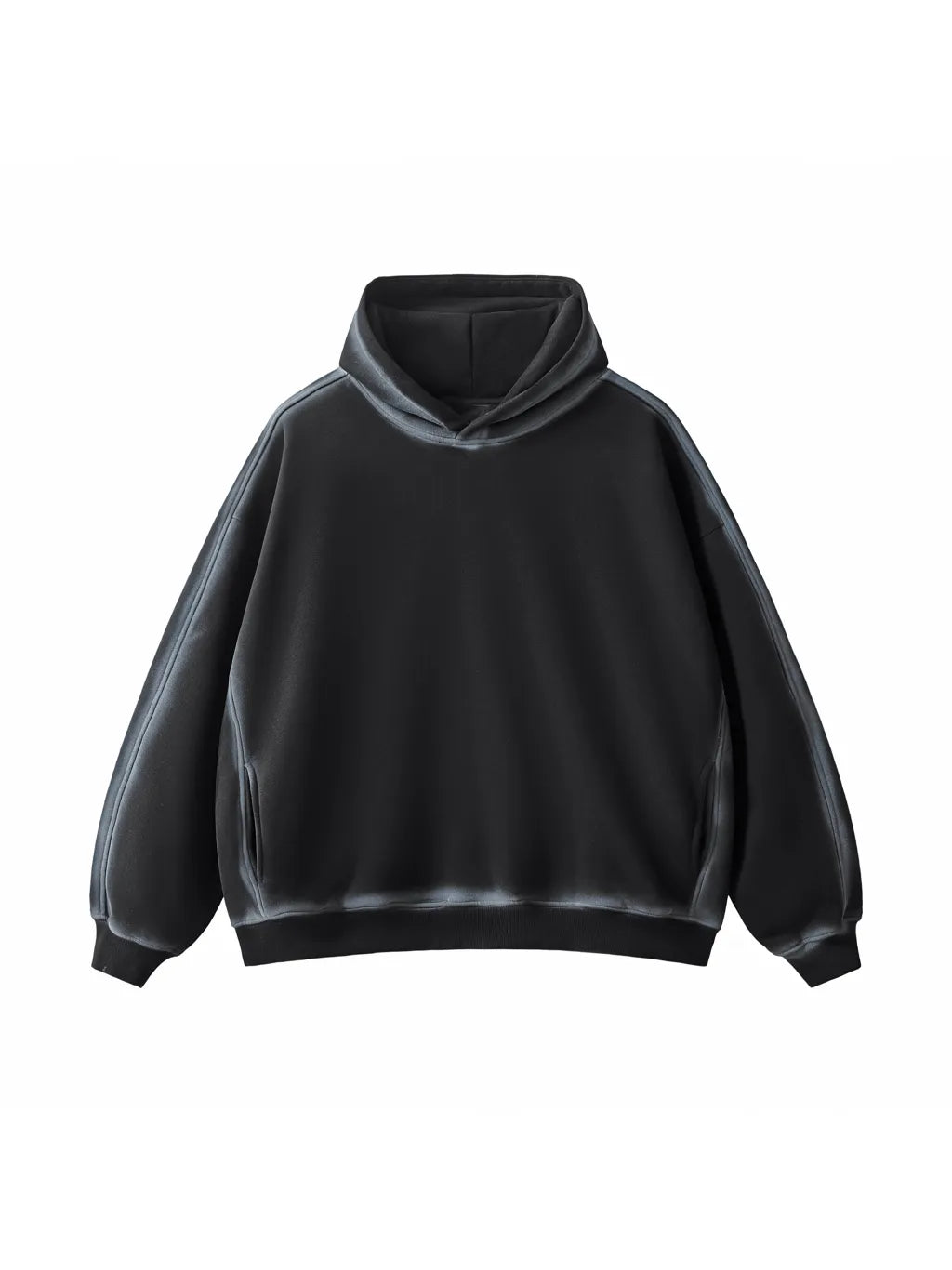 LUXURY TERMINAL - Sunfaded Edge Fleece Hoodie