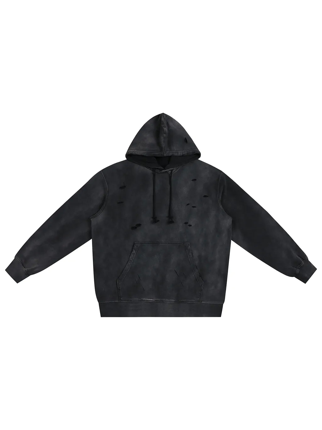 LUXURY TERMINAL - Distressed Vintage Wash Hoodie