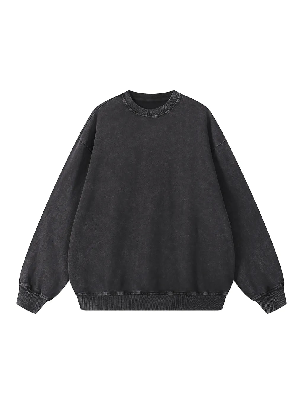 LUXURY TERMINAL - Snow Washed Oversized Sweatshirt