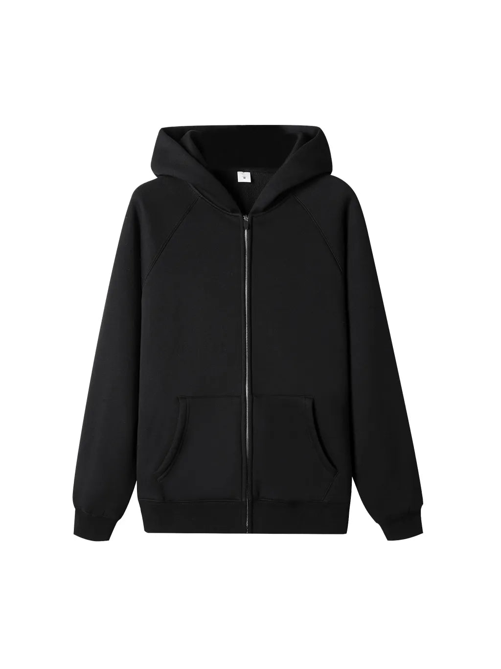 LUXURY TERMINAL - Essential Zip-up Fleece Hoodie