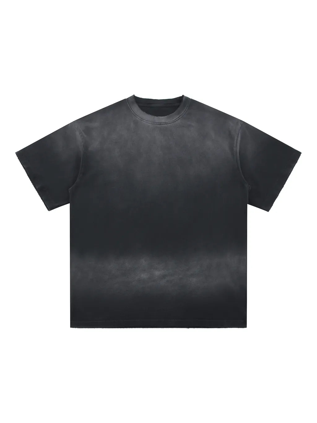 LUXURY TERMINAL - Sun Fade Hand-Frayed Cotton T-Shirt