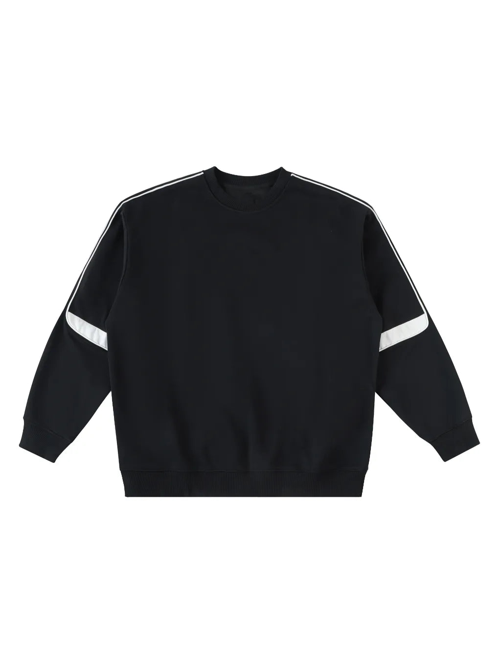 LUXURY TERMINAL - Oversized Crewneck Taped Sweatshirt