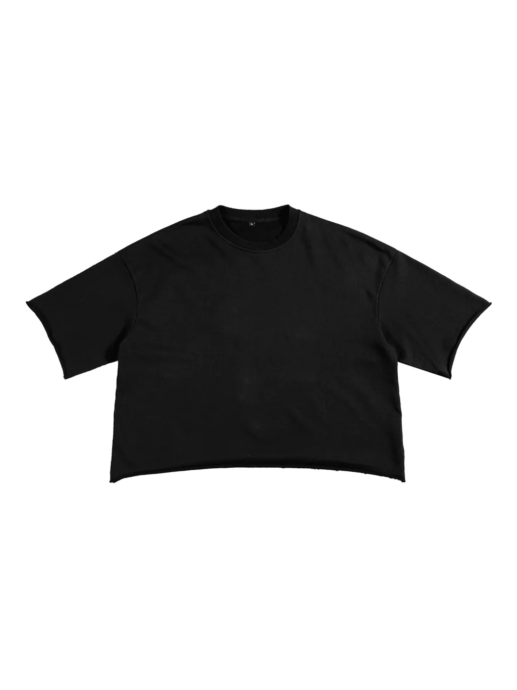 LUXURY TERMINAL - French Terry Raw Edge T-Shirt