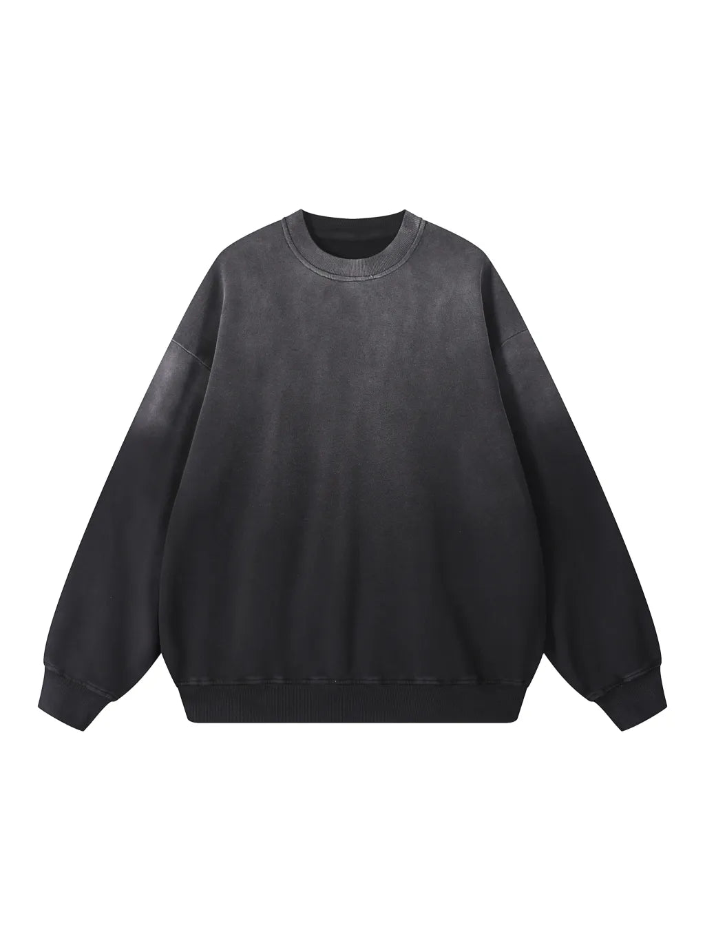 LUXURY TERMINAL - Sunfade Drop-Shoulder Cotton Sweatshirt