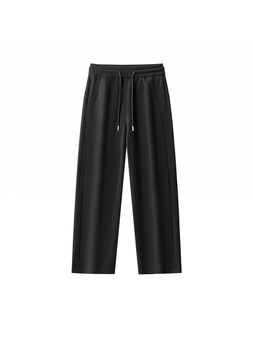 LUXURY TERMINAL - Essential Drawstring Straight-Leg Sweatpants