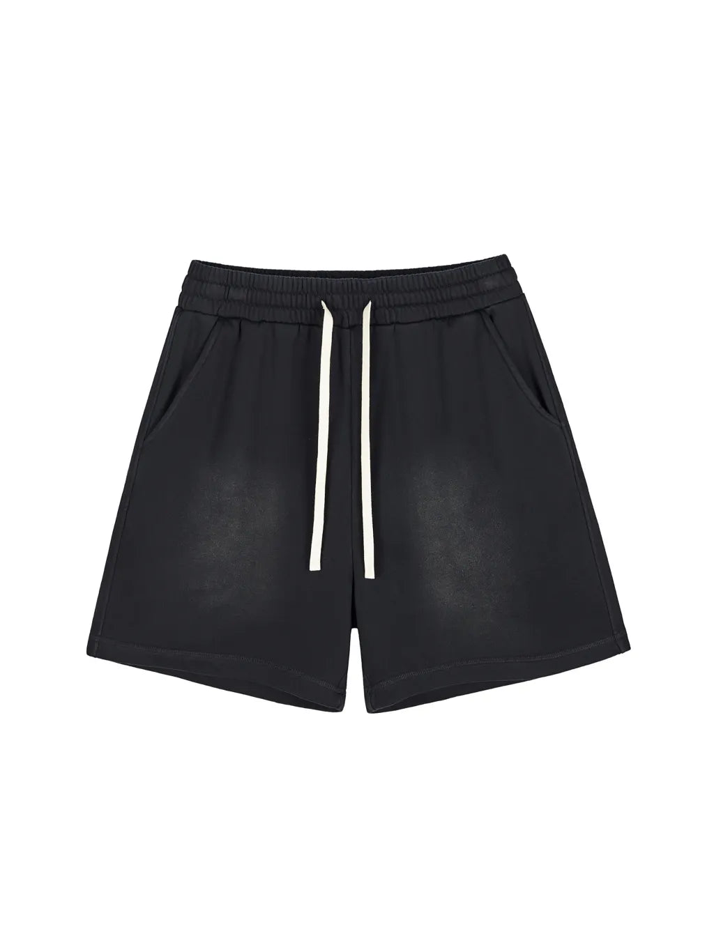 LUXURY TERMINAL - Sun Fade Raw Edge Cotton Shorts