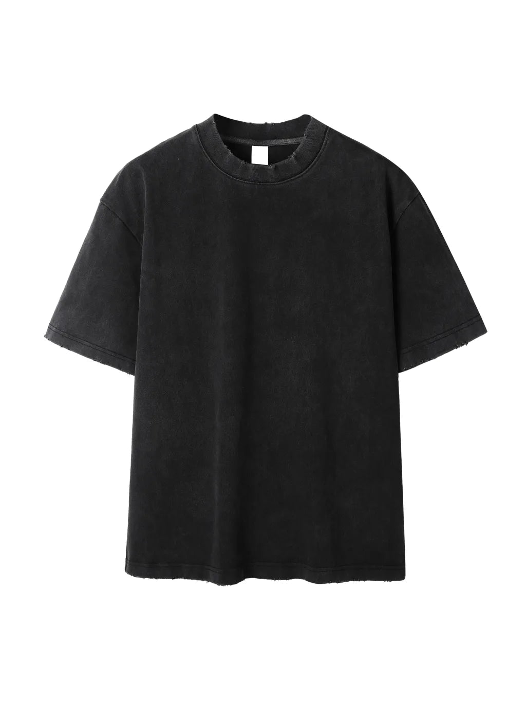 LUXURY TERMINAL - Heavyweight Vintage Washed Frayed T-Shirt