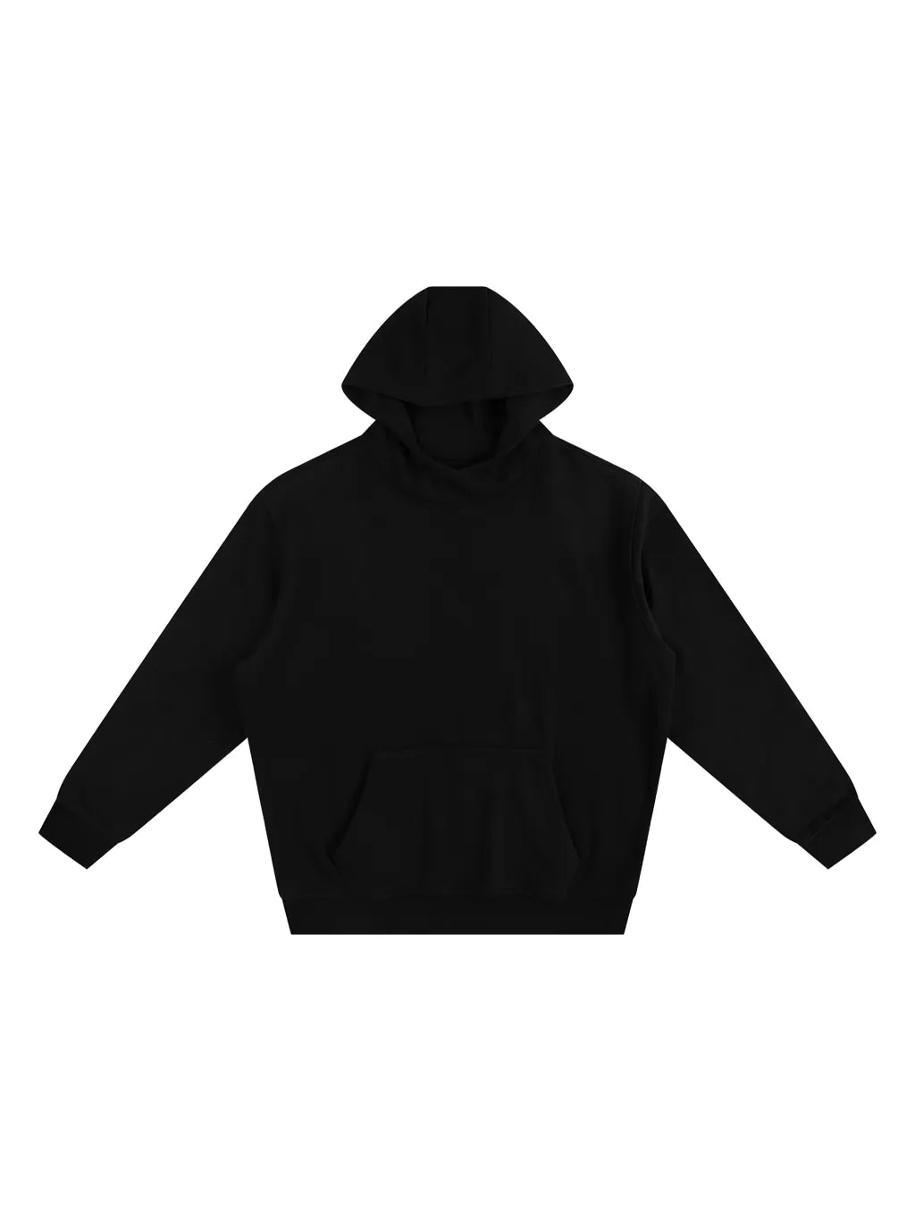 LUXURY TERMINAL - Fleeced High Neck Hoodie