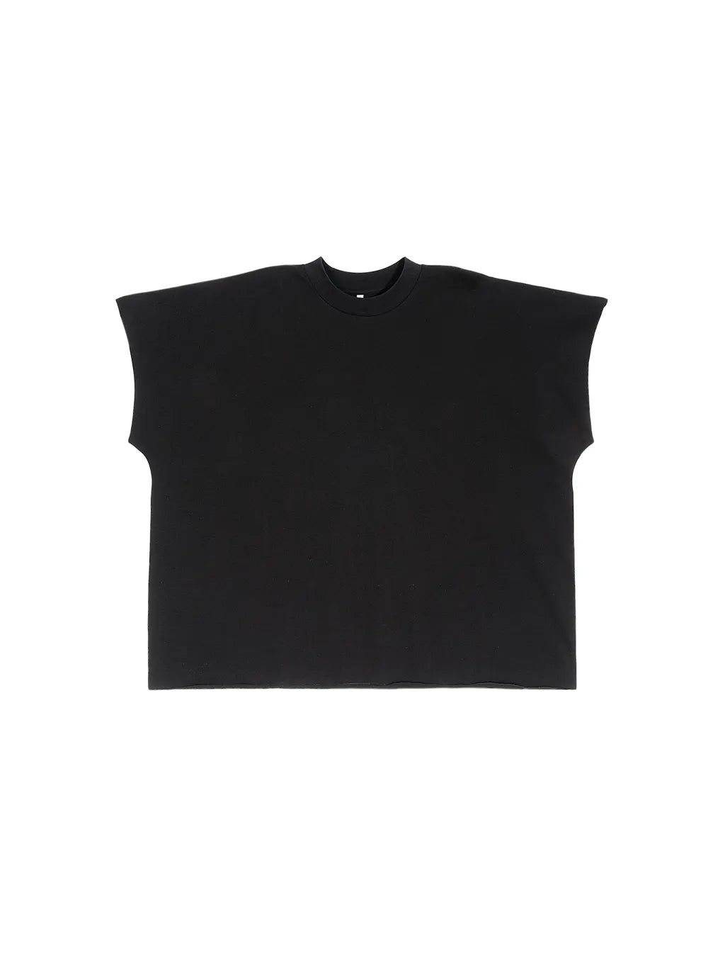 LUXURY TERMINAL - Raw Edge Boxy Non-Shrink T-Shirt