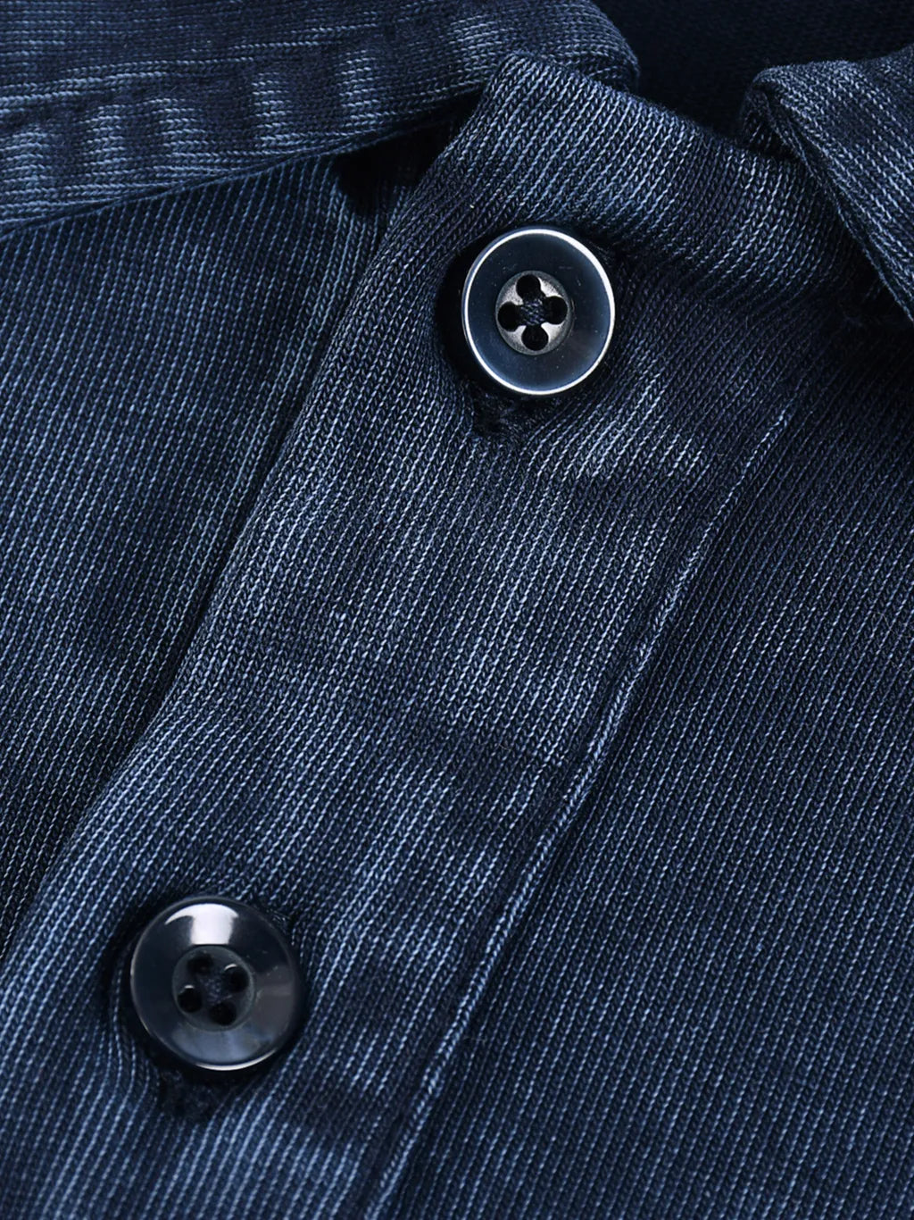 LUXURY TERMINAL - Heavyweight Snow-Washed Polo T-Shirt