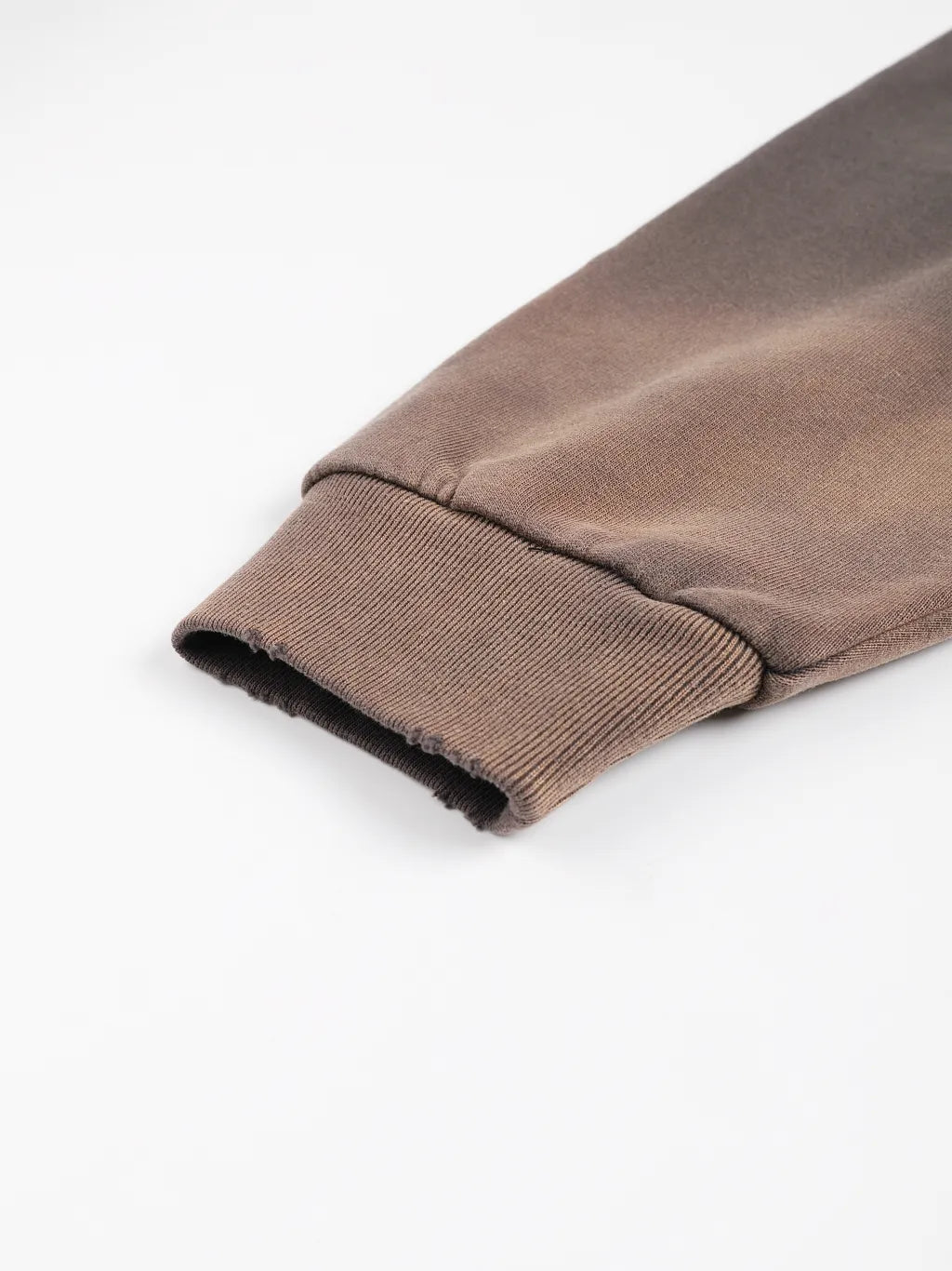 LUXURY TERMINAL - Hand-Frayed Sunfade Zip Hoodie