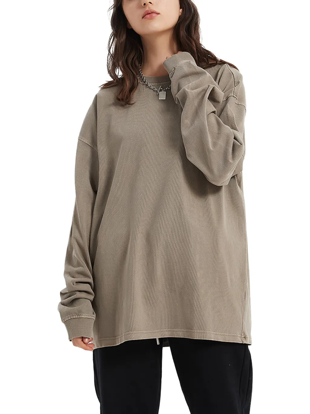 LUXURY TERMINAL - Vintage Washed Long Sleeve T-Shirt