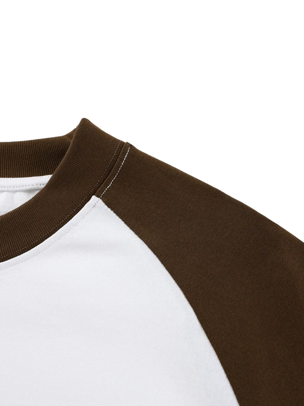 LUXURY TERMINAL -Color-Blocked Raglan Long-Sleeve T-Shirt