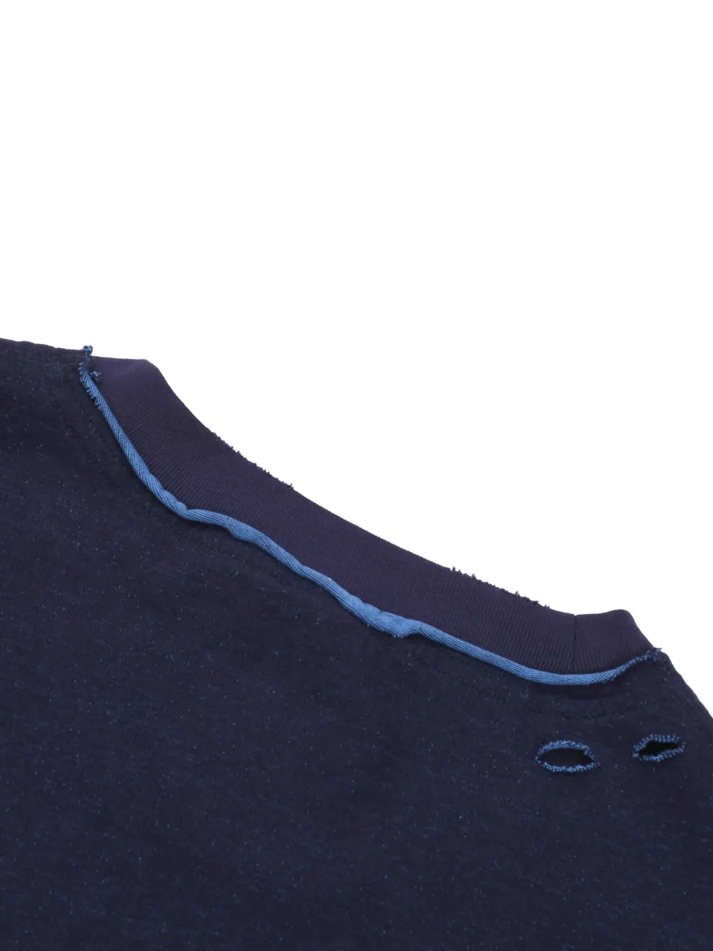 LUXURY TERMINAL - Hand-frayed Reversible T-shirt