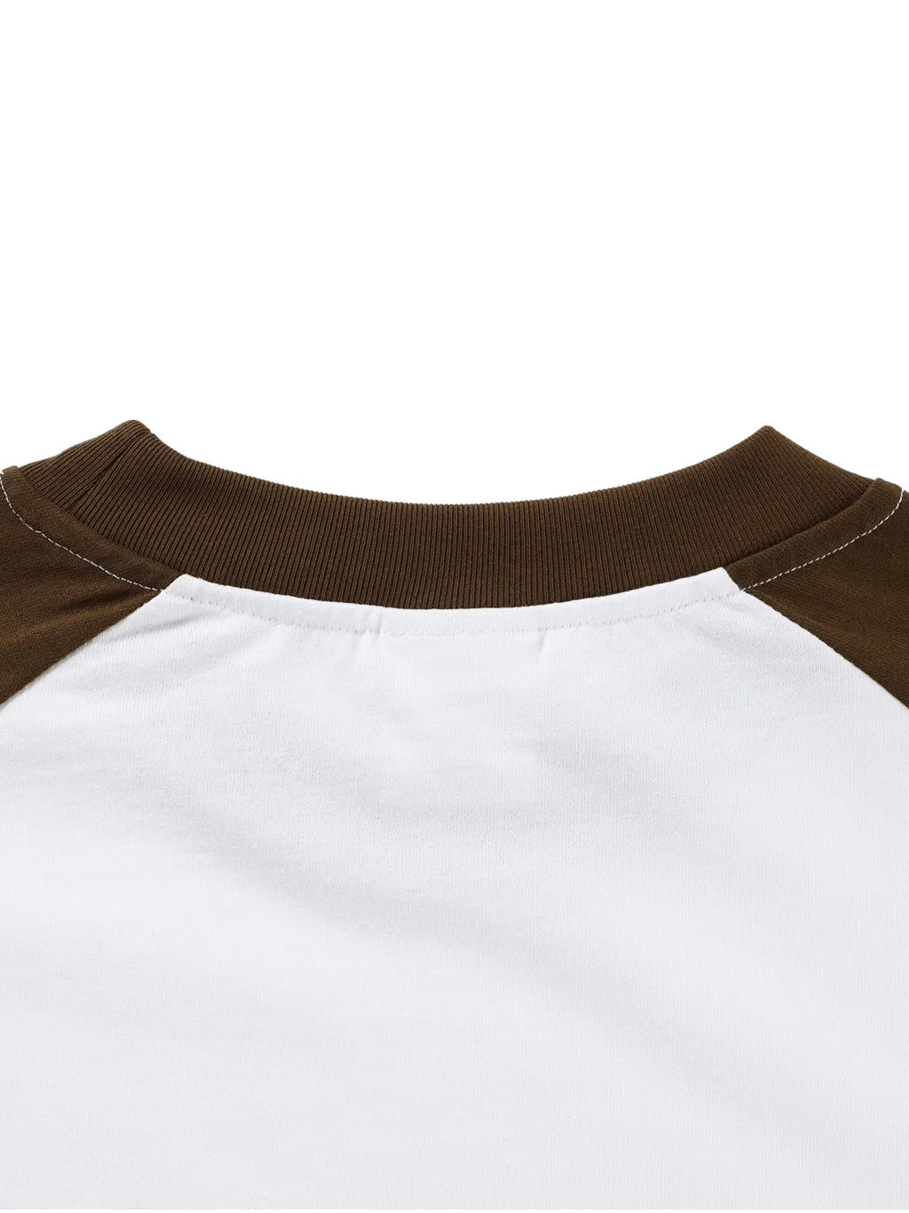LUXURY TERMINAL -Color-Blocked Raglan Long-Sleeve T-Shirt