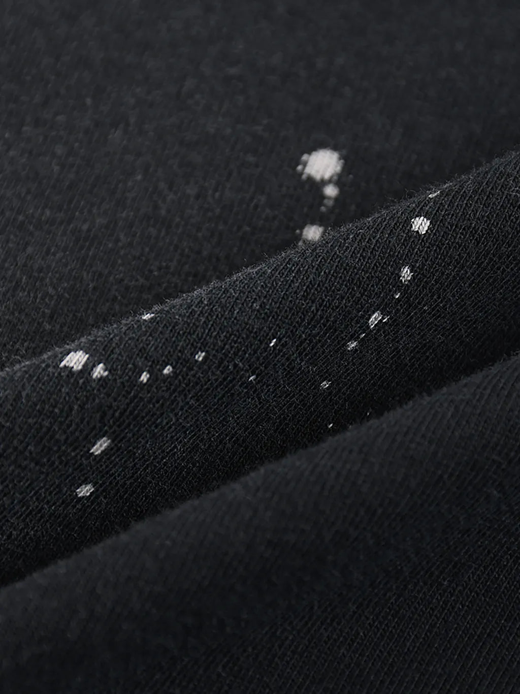 LUXURY TERMINAL -Hand-Frayed Sunfade Paint Splatter T-Shirt