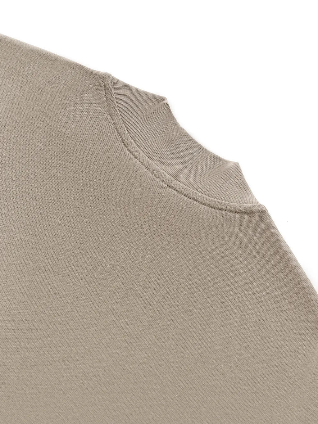 LUXURY TERMINAL - Heavyweight Oversized Mock Neck T-shirt