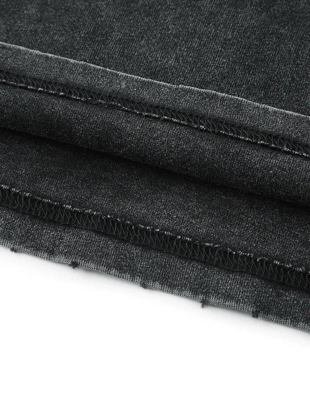 LUXURY TERMINAL - Snow Washed Frayed Hem Tank Top