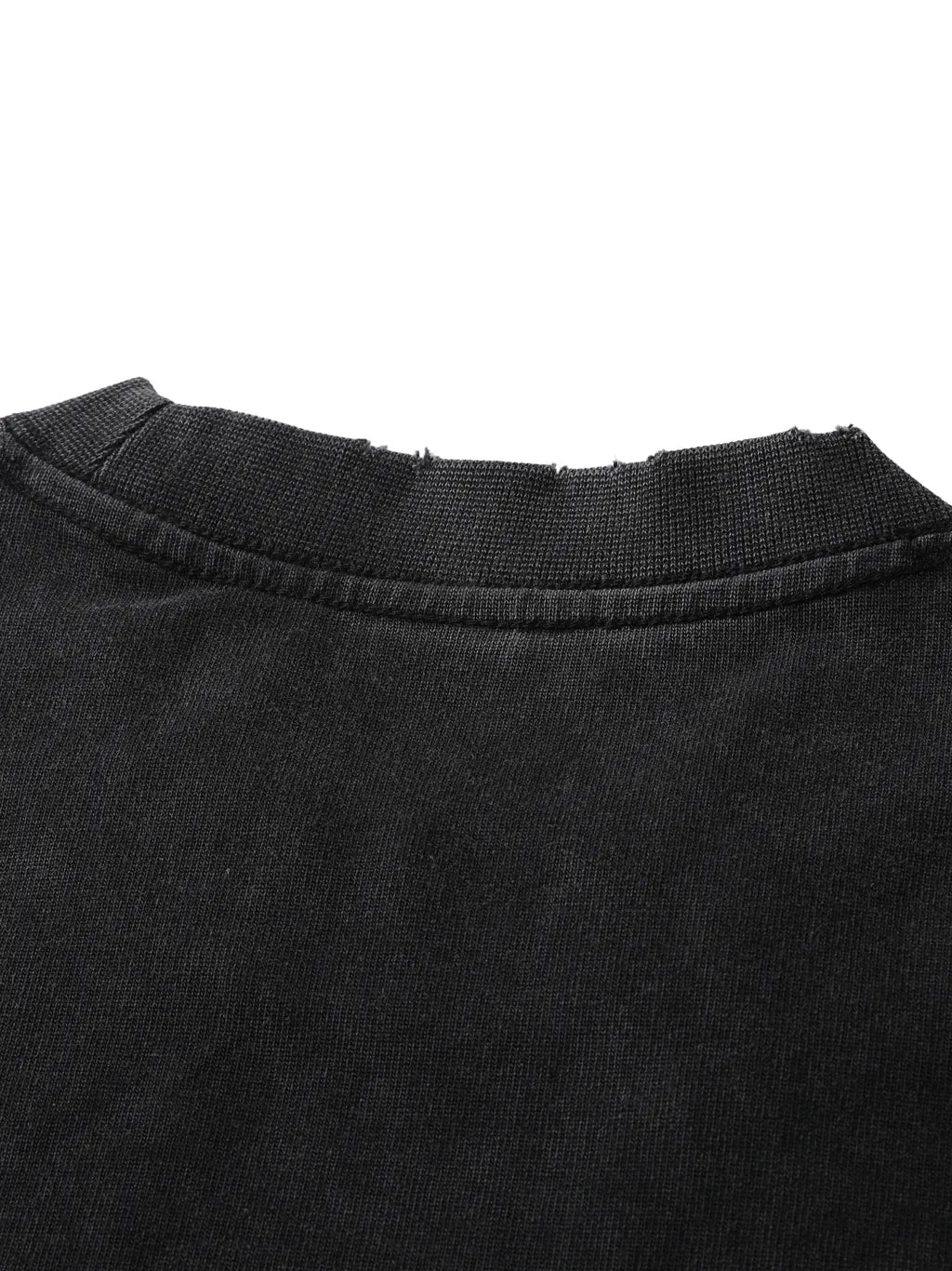LUXURY TERMINAL - Heavyweight Vintage Washed Frayed T-Shirt