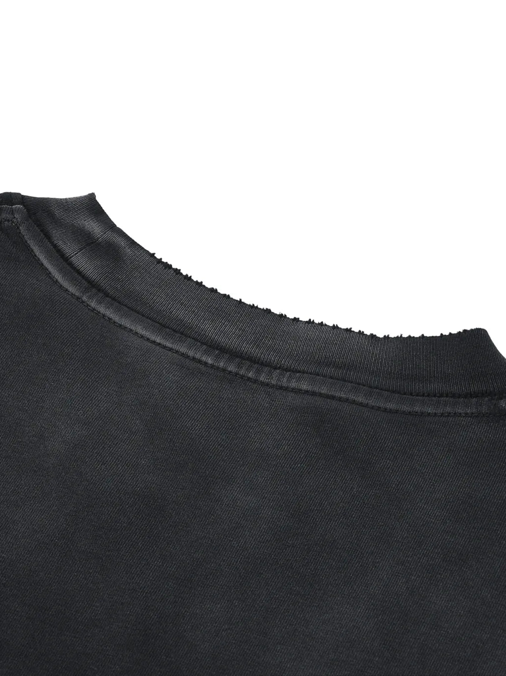 LUXURY TERMINAL - Sun Fade Hand-Frayed Cotton T-Shirt