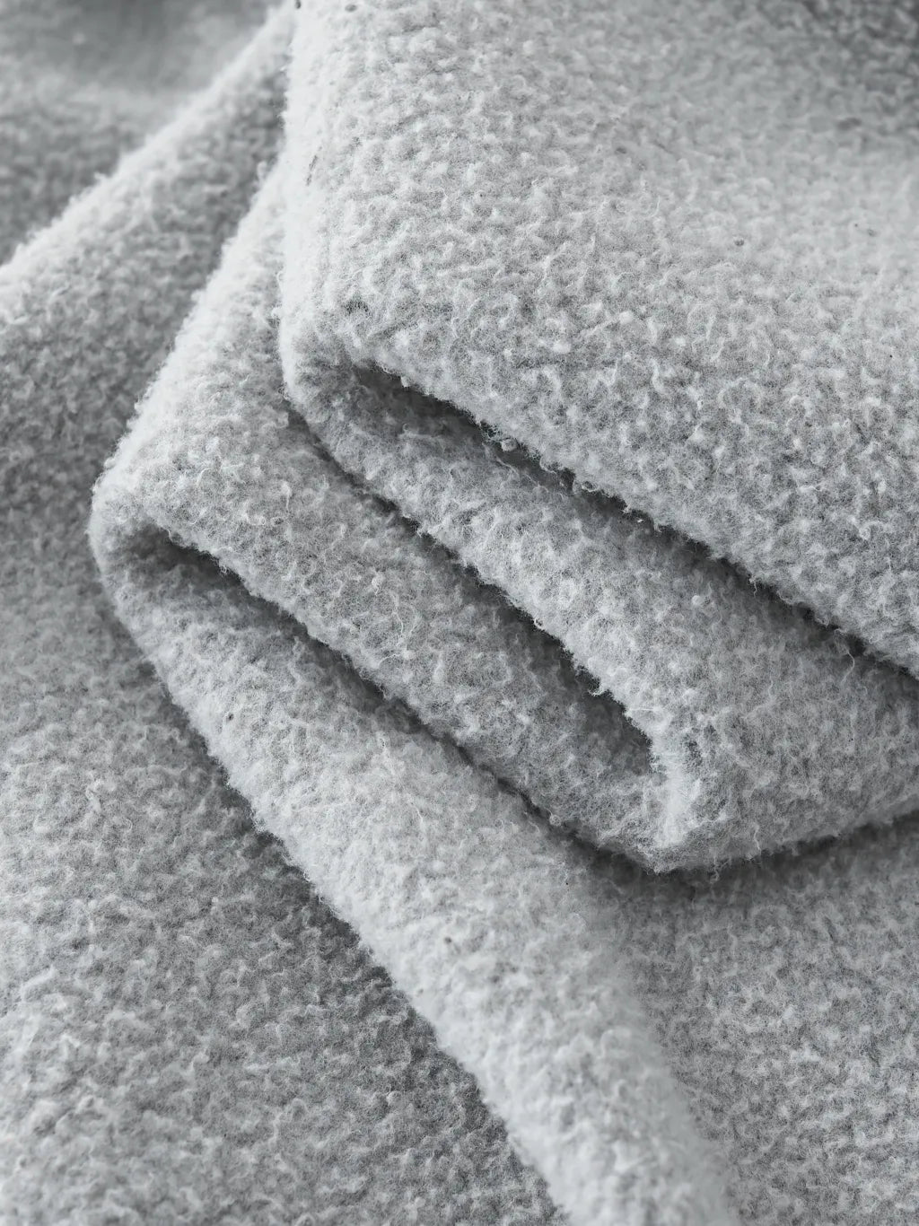 LUXURY TERMINAL - Frayed Enzyme Washed Fleece Hoodie