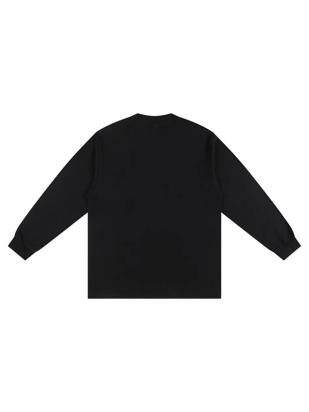 LUXURY TERMINAL - Crew Neck Drop Shoulder Long Sleeve Shirt