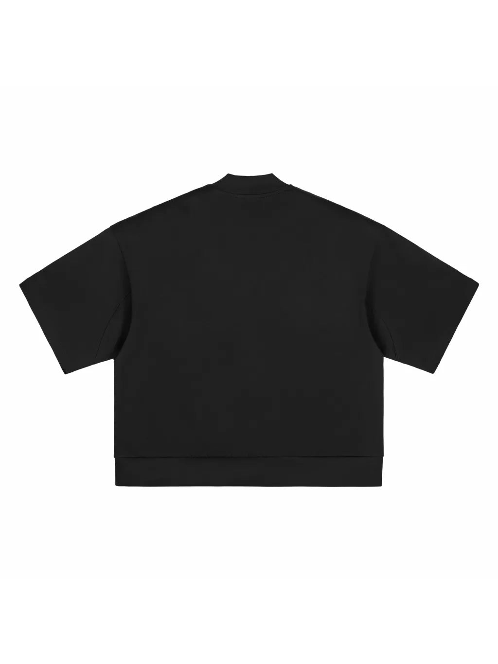 LUXURY TERMINAL - Heavyweight Oversized Mock Neck T-shirt